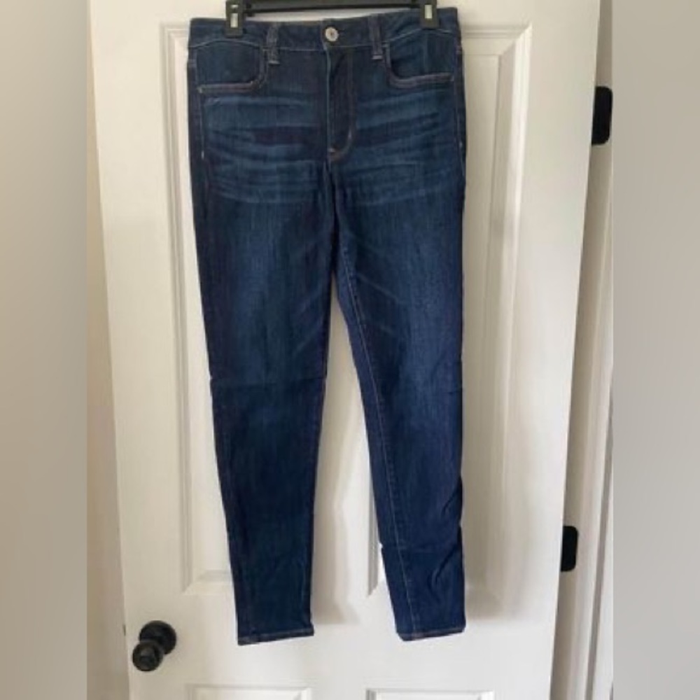 Womens American Eagle Size 6 Jeggings Dark Wash